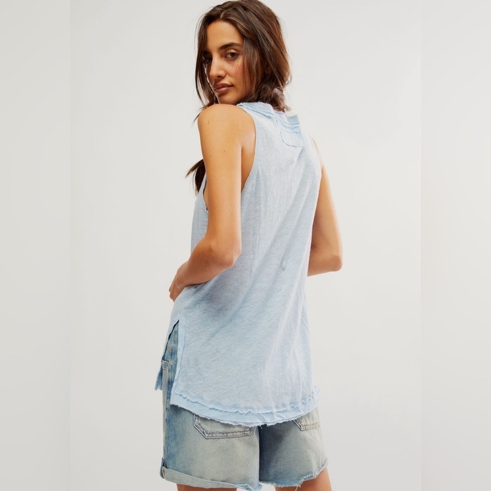 Free People We The Free Love Language Solid Tank NWOT - Picture 5 of 12